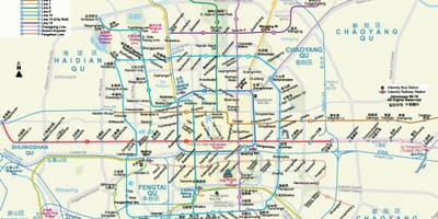 બેઇજિંગ mtr નકશો
