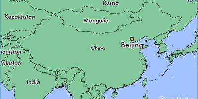 નકશો ચાઇના બેઇજિંગ દર્શાવે છે